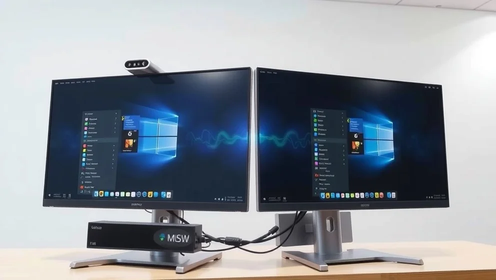 Dela skärm med annan dator enkelt