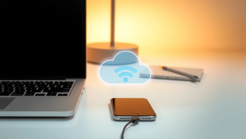 Föra över bilder från mobil till dator utan sladd