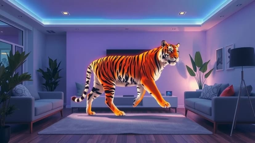 Hur fungerar 3D-djur i rummet