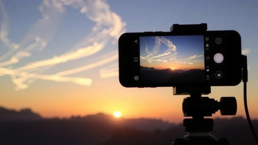 Hur gör du time lapse på iPhone