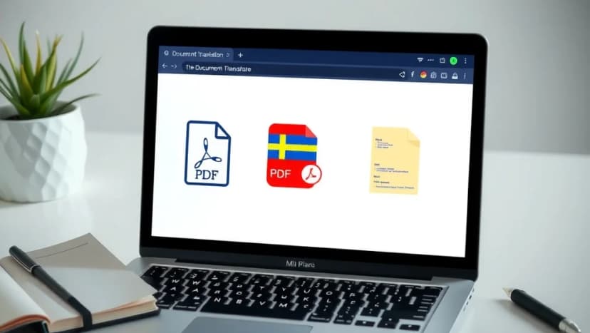 Hur översätter du en PDF till svenska