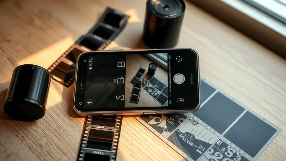 Så scannar du negativ med mobilen