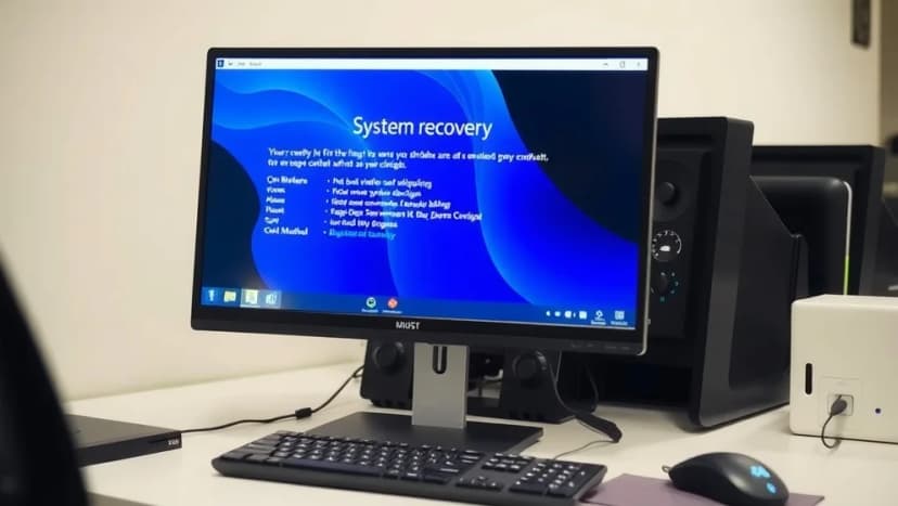Systemåterställning Windows 11 fungerar inte