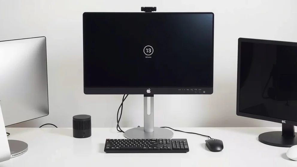 Två datorer en skärm hur det fungerar