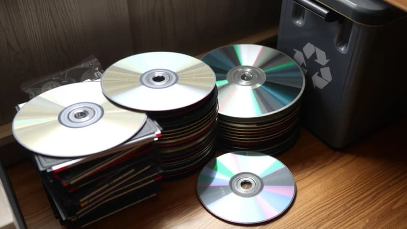 Vad gör man med gamla CD skivor