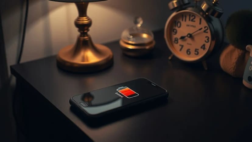 Varför drar mobilen batteri på natten